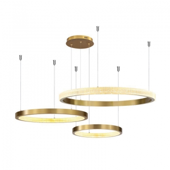 Đèn LED hiện đại vòng tròn trang trí nội thất DLAA 038