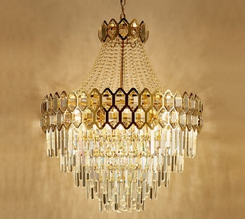 Pha lê đèn chùm nghệ thuật trang trí DPAA 094