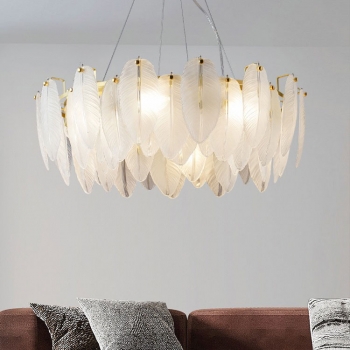 Đèn lá pha lê chùm trang trí DPAA 106