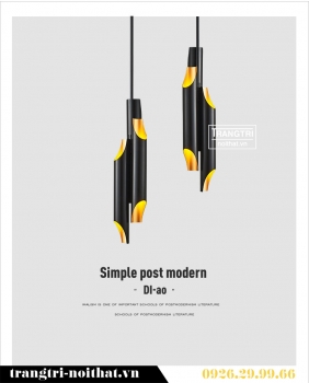 Đèn thả bar ống tre cá tính,sáng tạo DBAA 021