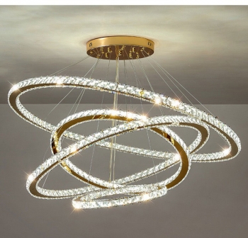 Đèn Led pha lê vòng trang trí nội thất DKAA 048