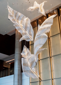 Đèn chùm Lá led trang trí nội thất DKAA 060