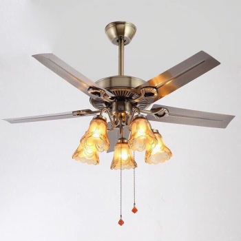 Quạt trần đèn trang trí chung cư DQT 010