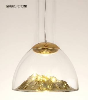 Đèn bàn ăn chao thủy tinh DBAA 025