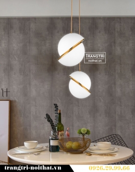 Đèn thả bàn ăn hiện đại bóng tròn DBAA 010