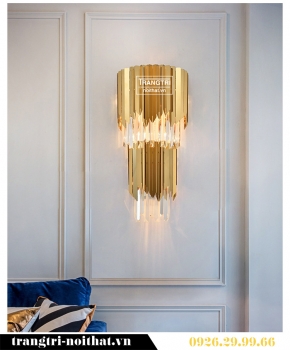 Đèn tường pha lê mạ vàng sang trọng DTAA 022