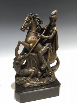 Kỵ sỹ giết rồng trang trí nội thất DCAA 054