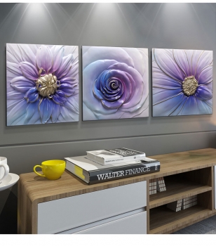 Tranh 3D hoa trang trí nội thất DTA 007