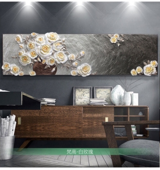 Tranh decor 3D Hoa nghệ thuật DTA 010