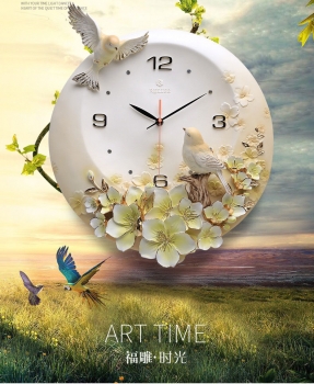 Đồng hồ treo tường hoa mai độc đáo DH 007