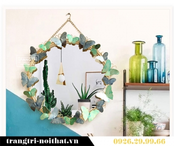 Gương nghệ thuật trang trí treo tường GBB 034
