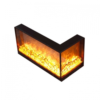 Lõi lò sưởi hình chữ L trang trí L3D 012