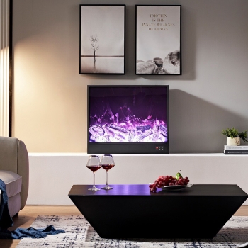 Lò Sưởi 3D trang trí kèm củi carbon KT: 70x50cm