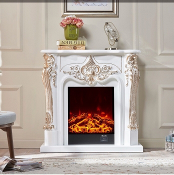 Lò sưởi trang trí tân cổ điển sang trọng LSTT 005