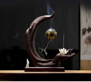 Thác khói phong thủy bàn tay phật TKHA 002