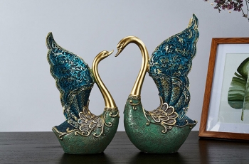 Đôi thiên nga decor bày bàn DCA 003