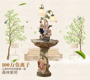 Thác phun nước decor nghệ thuật DCA 007