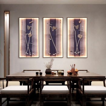 Tranh điện bộ trang trí nội thất phòng khách TD 003