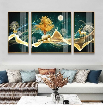 Tranh hiện đại tráng gương TGA 012