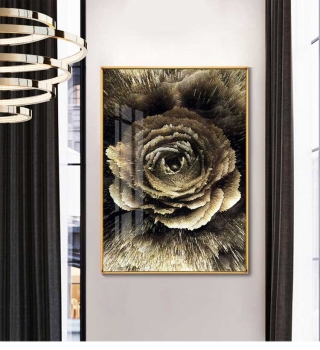 Tranh decor tráng gương hiện đại TTGA 014