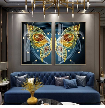 Bộ tranh bướm decor trang trí TGA 022