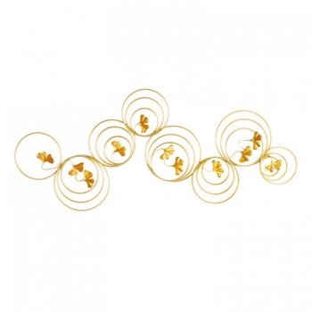 Tranh tròn decor lá trang trí TBB 449