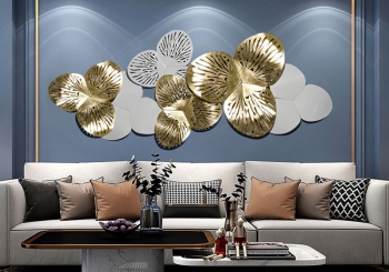 Tranh hoa kim loại gắn tường tinh tế, sang trọng TBB 583