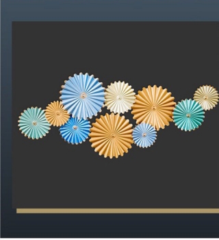 Tranh hoa treo tường đa sắc ấn tượng, độc đáo TBB 584