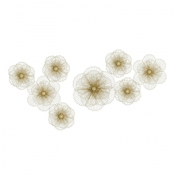 Tranh hoa kim loại treo tường cao cấp, nhập khấu TBB 592