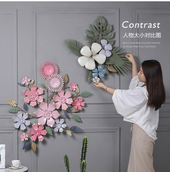 Tranh hoa sắt treo tường sang trọng, hiện đại TBB 598