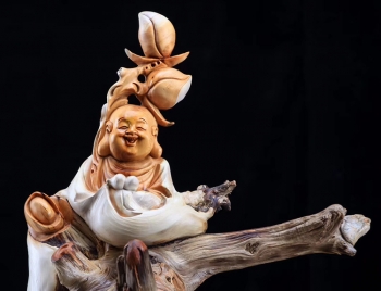 Tượng gỗ phật di lặc trang trí TGT 004