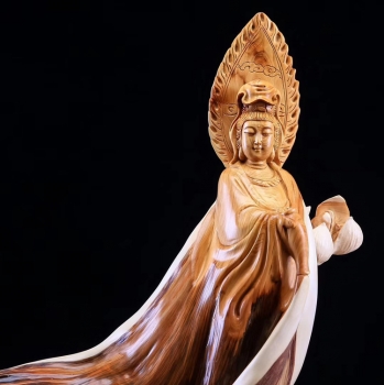 Tượng gỗ phật bà quan tâm TGT 006