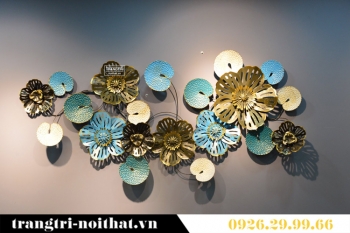 Nghệ thuật trang trí nội thất chung cư sử dụng tranh sắt nghệ thuật